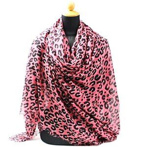 Louis Vuitton Large Stole Scarf Pink x Black LOUIS VUITTON Women's